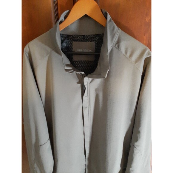NikeGolf Men's Size XXL Golf Jacket Full Zip Mock Neck L- Sleeves Logo - Picture 1 of 8